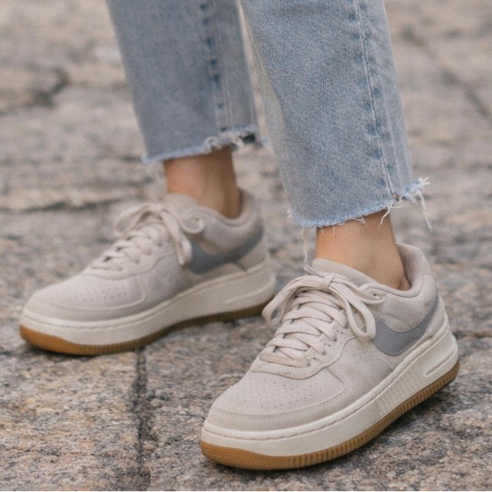 Nike Air Force 1 Low Gray Suede Sneakers CB women’s Size 9